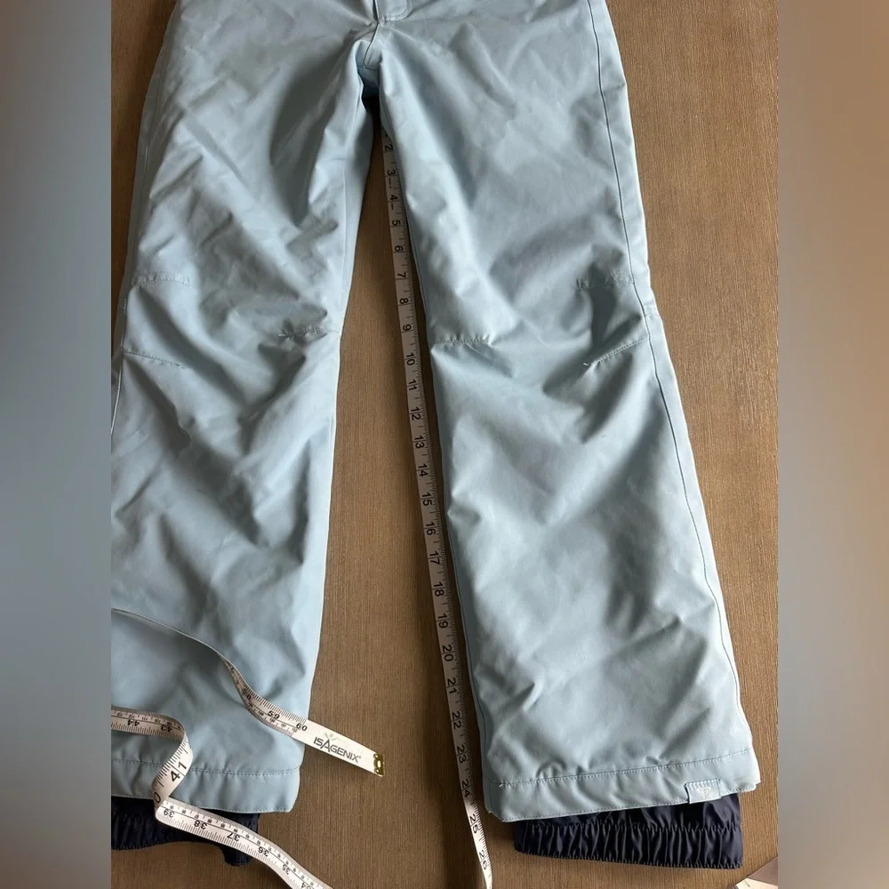 Roxy girls Light blue ski snowboard snowpants XL/14